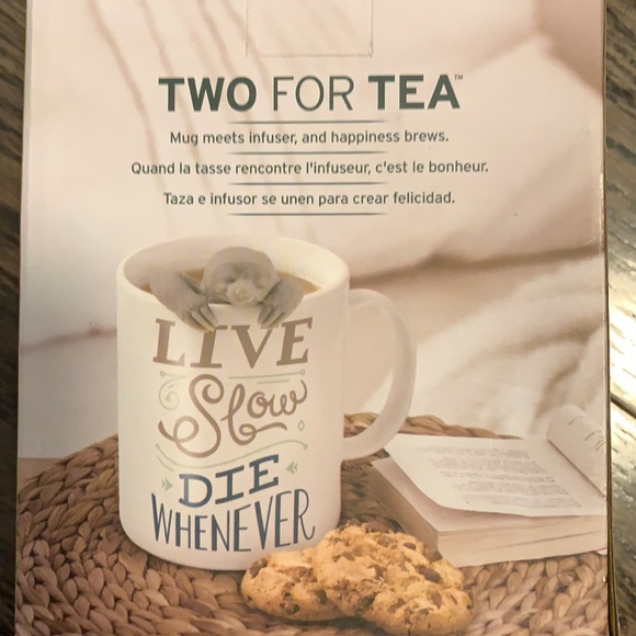 New - Genuine Fred Infuser and Mug Gift Set - Sloth - Picture 5 of 7